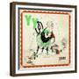 Vintage ABC- Y-null-Framed Giclee Print