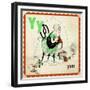 Vintage ABC- Y-null-Framed Giclee Print