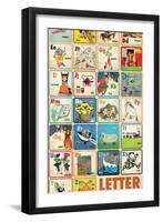 Vintage ABC-null-Framed Giclee Print