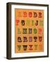 Vintage ABCs-Natasha Wescoat-Framed Giclee Print