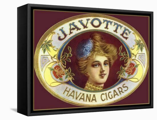 Vintage Adv Javotte Havana Cigars-null-Framed Stretched Canvas