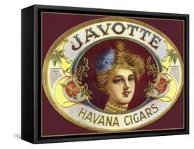 Vintage Adv Javotte Havana Cigars-null-Framed Stretched Canvas
