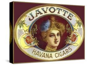 Vintage Adv Javotte Havana Cigars-null-Stretched Canvas