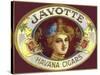 Vintage Adv Javotte Havana Cigars-null-Stretched Canvas
