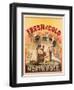 Vintage advertisement of polar bears enjoying mugs of lager beer at the North Pole.-Stocktrek Images-Framed Art Print