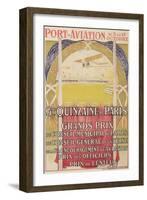 Vintage Air Show Poster-null-Framed Art Print