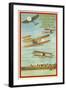 Vintage Air Show Poster-null-Framed Art Print