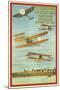 Vintage Air Show Poster-null-Mounted Art Print