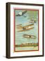 Vintage Air Show Poster-null-Framed Art Print