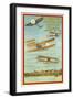 Vintage Air Show Poster-null-Framed Art Print