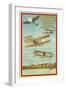 Vintage Air Show Poster-null-Framed Art Print