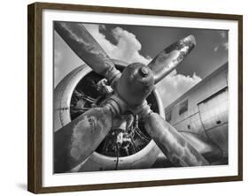 Vintage aircraft propeller-Anonymous-Framed Art Print