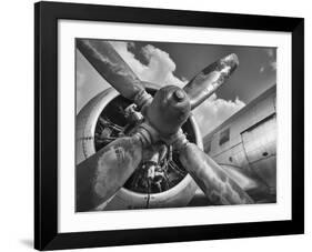 Vintage aircraft propeller-Anonymous-Framed Art Print