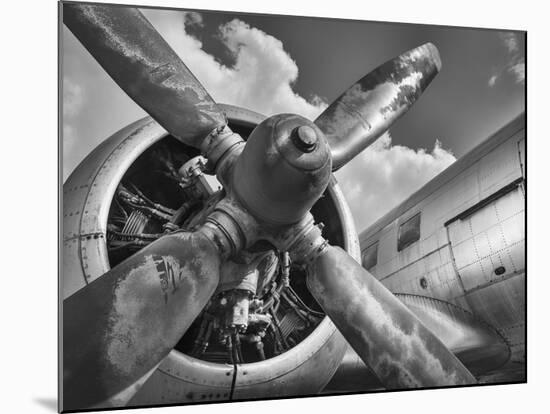 Vintage aircraft propeller-Anonymous-Mounted Art Print