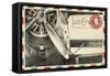 Vintage Airmail II-Ethan Harper-Framed Stretched Canvas