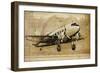 Vintage Airplane II-Sidney Paul & Co.-Framed Art Print