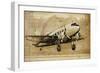 Vintage Airplane II-Sidney Paul & Co.-Framed Art Print