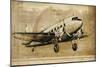 Vintage Airplane II-Sidney Paul & Co.-Mounted Premium Giclee Print