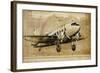 Vintage Airplane II-Sidney Paul & Co.-Framed Art Print