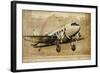 Vintage Airplane II-Sidney Paul & Co.-Framed Art Print