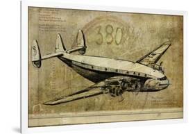 Vintage Airplane III-Sidney Paul & Co.-Framed Art Print