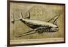 Vintage Airplane III-Sidney Paul & Co.-Framed Art Print