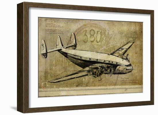 Vintage Airplane III-Sidney Paul & Co.-Framed Premium Giclee Print