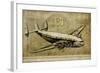 Vintage Airplane III-Sidney Paul & Co.-Framed Art Print