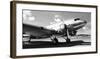 Vintage airplane-Gasoline Images-Framed Art Print