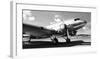 Vintage airplane-Gasoline Images-Framed Art Print