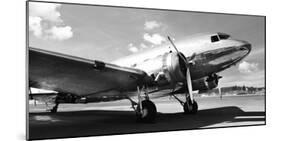 Vintage airplane-Gasoline Images-Mounted Art Print