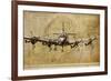 Vintage Airplane-Sidney Paul & Co.-Framed Art Print