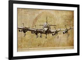 Vintage Airplane-Sidney Paul & Co.-Framed Art Print