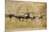 Vintage Airplane-Sidney Paul & Co.-Mounted Art Print