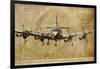 Vintage Airplane-Sidney Paul & Co.-Framed Art Print