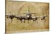 Vintage Airplane-Sidney Paul & Co.-Stretched Canvas