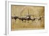 Vintage Airplane-Sidney Paul & Co.-Framed Art Print