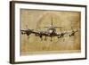 Vintage Airplane-Sidney Paul & Co.-Framed Art Print