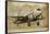 Vintage Airplane-Sidney Paul & Co.-Framed Stretched Canvas