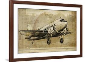 Vintage Airplane-Sidney Paul & Co.-Framed Giclee Print