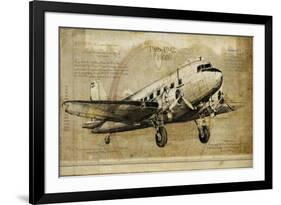 Vintage Airplane-Sidney Paul & Co.-Framed Giclee Print