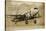 Vintage Airplane-Sidney Paul & Co.-Stretched Canvas