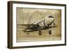 Vintage Airplane-Sidney Paul & Co.-Framed Giclee Print