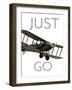 Vintage Airplanes I-Michael Marcon-Framed Art Print