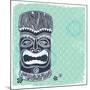 Vintage Aloha Tiki Illustration-transiastock-Mounted Art Print