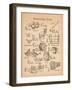 Vintage Alphabet I-Wild Apple Portfolio-Framed Art Print