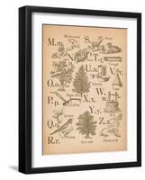 Vintage Alphabet II-Wild Apple Portfolio-Framed Art Print