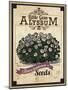 Vintage Alyssum Seed Packet-null-Mounted Giclee Print