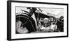 Vintage American bike-Gasoline Images-Framed Art Print