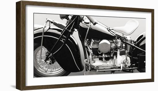 Vintage American bike-Gasoline Images-Framed Art Print